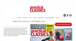 Desktop Screenshot of practicalclassics.co.uk