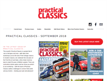 Tablet Screenshot of practicalclassics.co.uk
